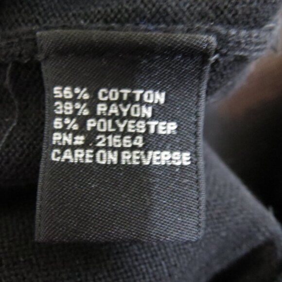 Foxcroft Black & Silver Polka Dot Cardigan Sweater Large - Picture 10 of 11